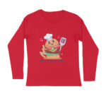 Men’s Foodie Best Burger Printed Full Sleeve T-shirt