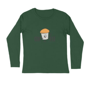 Men’s Foodie Coffee Printed Full Sleeve T-shirt