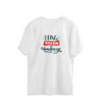 Men’s Foodie Being Vegan Printed Oversized T-shirt