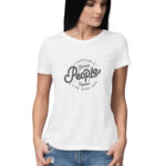 Women’s Foodie Brings People Printed Half Sleeve Round Neck T-Shirt