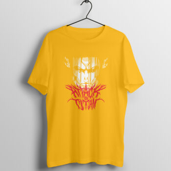 Anime AOT Printed Half Sleeve Round Neck T-Shirt