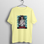 Anime Upper Moon Demon Slayer Printed Half Sleeve Round Neck T-Shirt