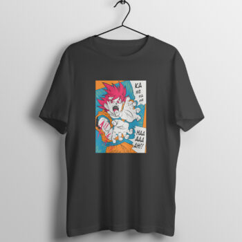 Anime Goku Printed Half Sleeve Round Neck T-Shirt