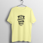 Men’s Quotes Worth Going Printed Half Sleeve Round Neck T-Shirt