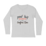 Men’s Comfort Zone Printed Full Sleeve T-shirt For Men