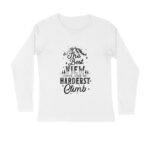 Men’s Quotes Best View Printed Full Sleeve T-shirt For Men
