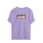 Men’s Quotes Attitude Printed Oversized T-Shirt